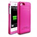 Portable 2200mAh External Battery Charger Case Power for iPhone 5 5S, Hot Pink